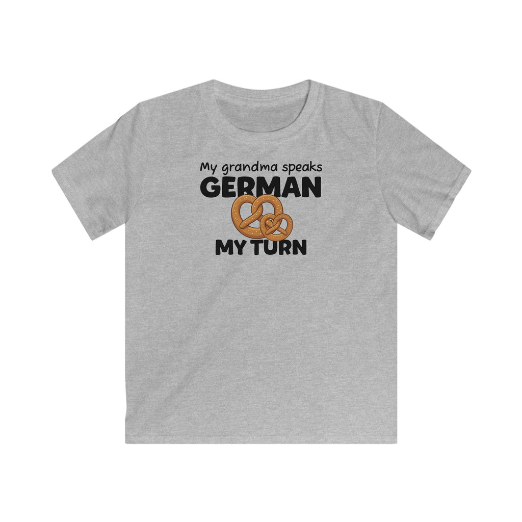 Grandma speaks German T-Shirt in Sport Gray