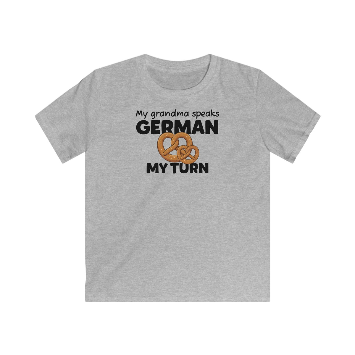 Grandma speaks German T-Shirt in Sport Gray