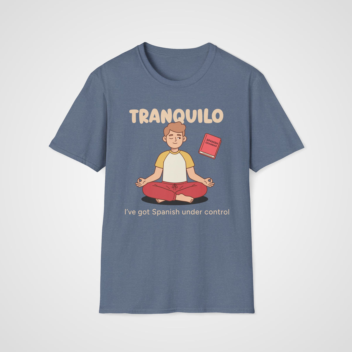 Spanish Tranquilo T-Shirt in Heather Indigo