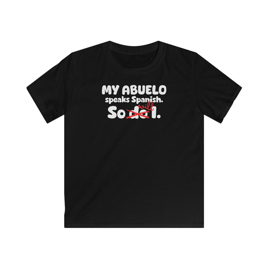 Abuelo Legacy Kids T-Shirt in Black