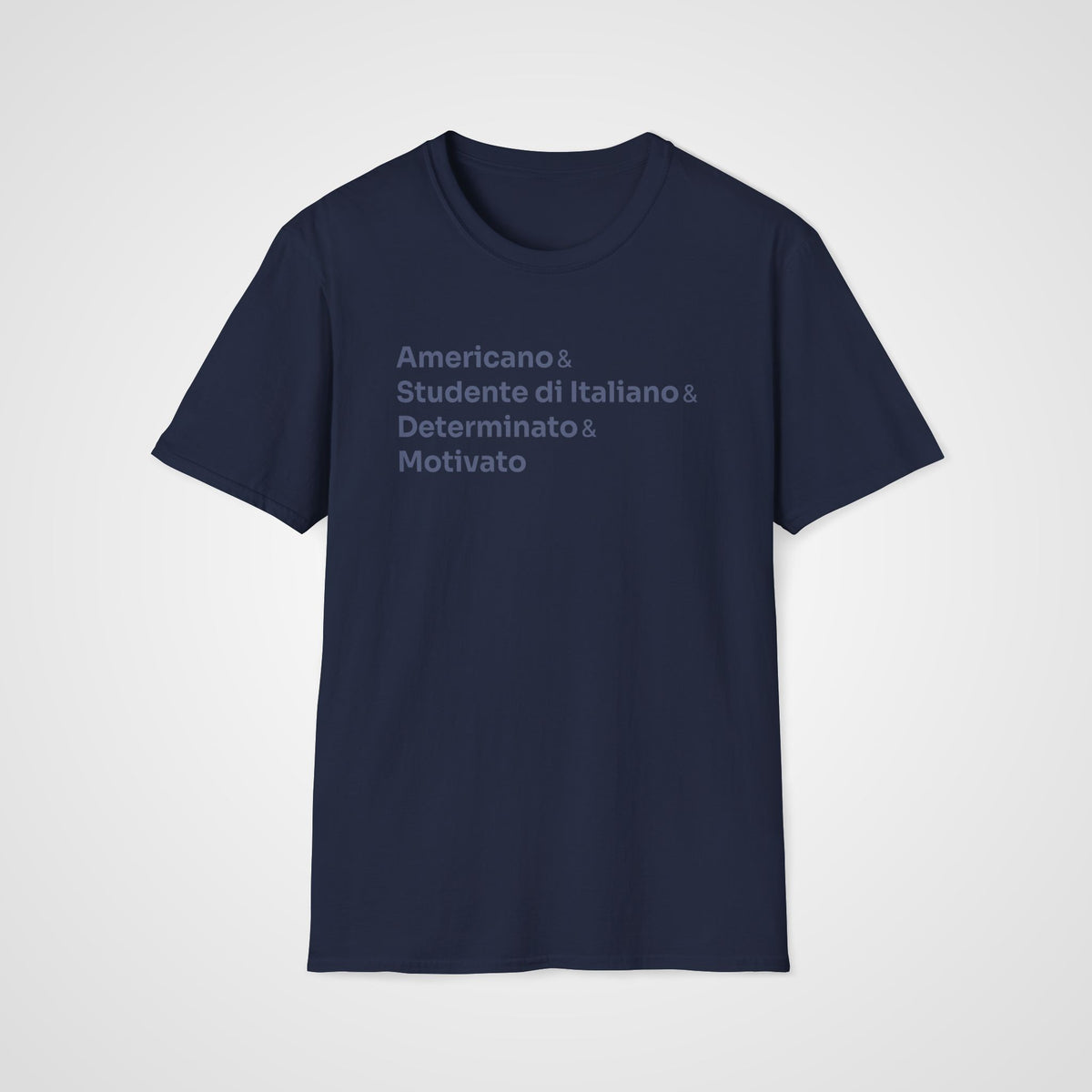 Motivato Italian Learner T-Shirt in Navy