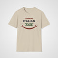 Italian Feels Good T-Shirt in Sand