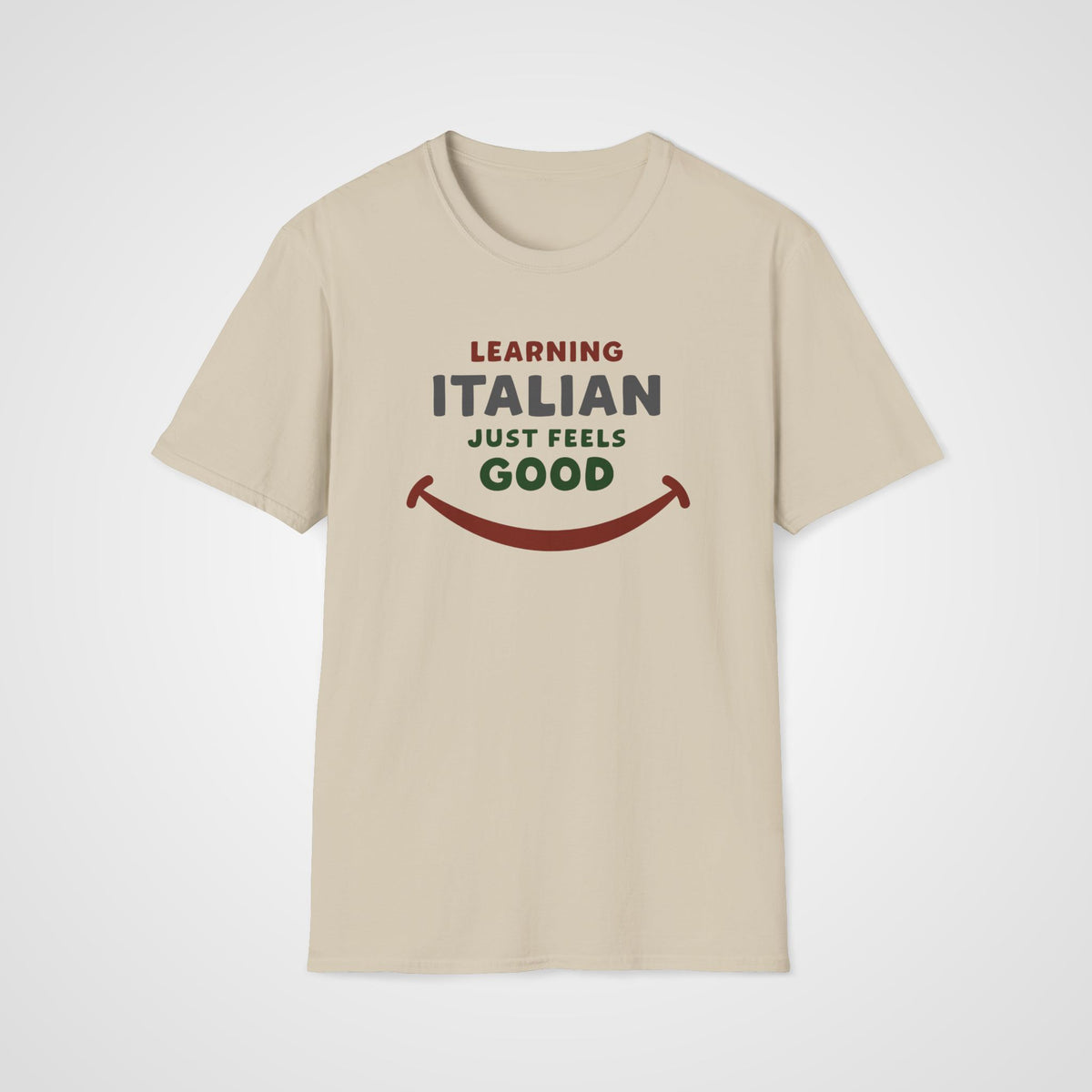 Italian Feels Good T-Shirt in Sand