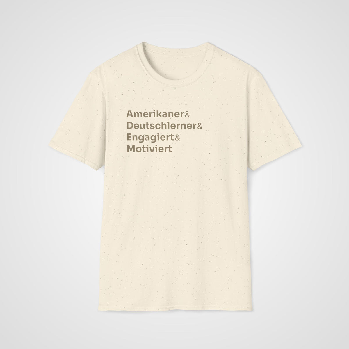 Motivierter Learner T-Shirt in Natural