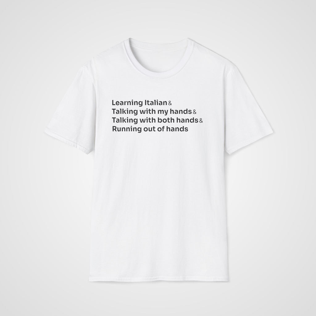 Italian Hands T-Shirt in White