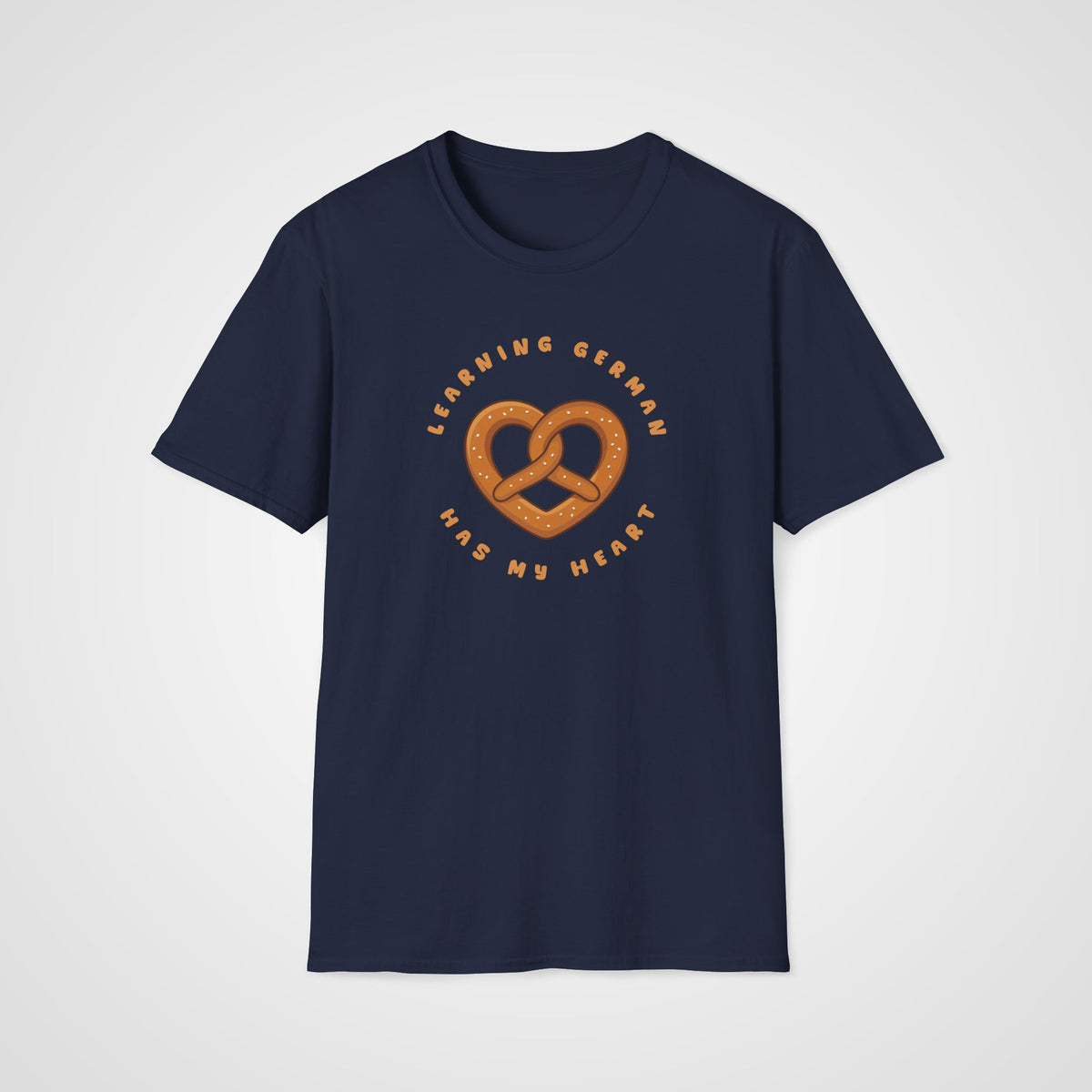 German Has My Heart T-Shirt in Navy