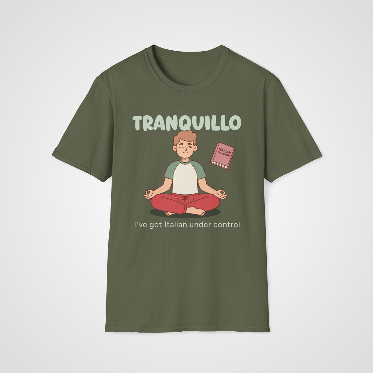 Tranquillo Italian T-Shirt in Military Green