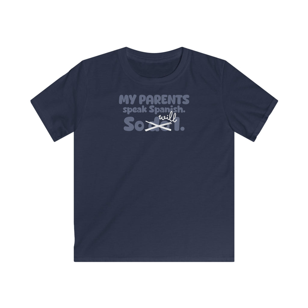 Parents Legacy Kids T-Shirt in Navy