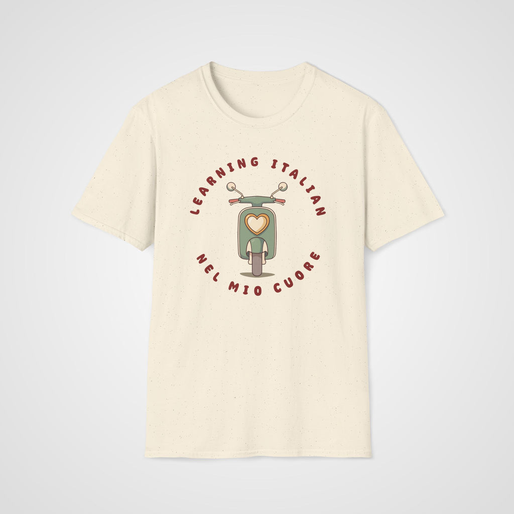 Nel Mio Cuore Italian T-Shirt in Natural