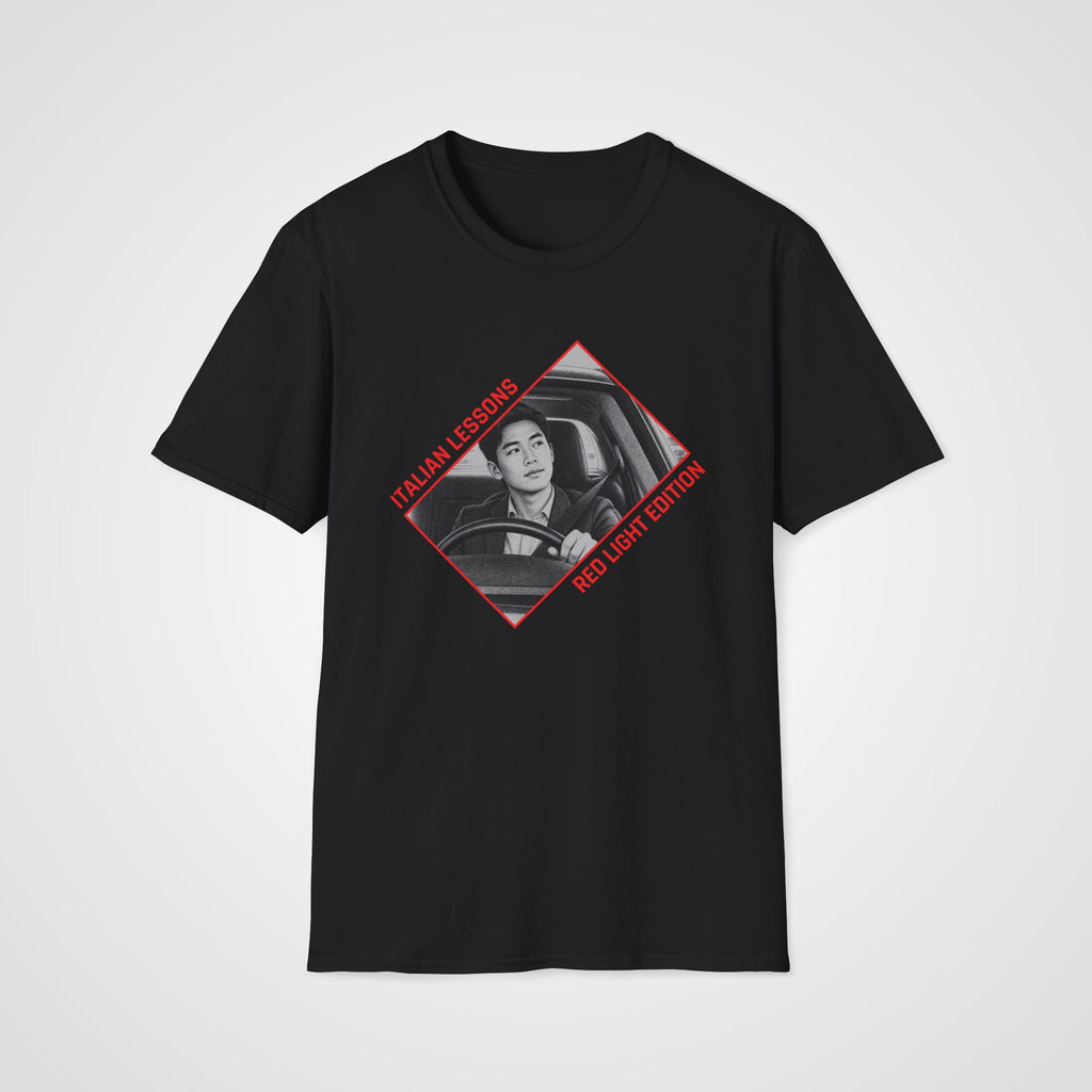 Red Light Italian T-Shirt in Black