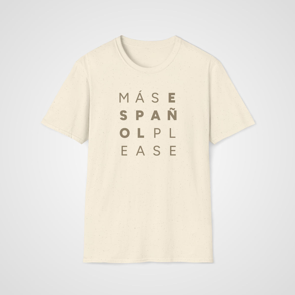 Más Español Please T-Shirt in Natural