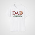 Italian Learner Dad T-Shirt in White