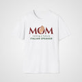 Italian Learner Mom T-Shirt in White