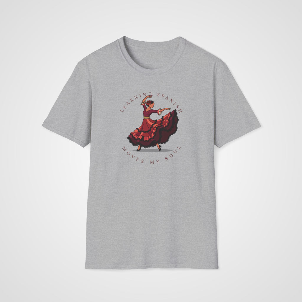 Spanish Moves My Soul T-Shirt in Sport Gray