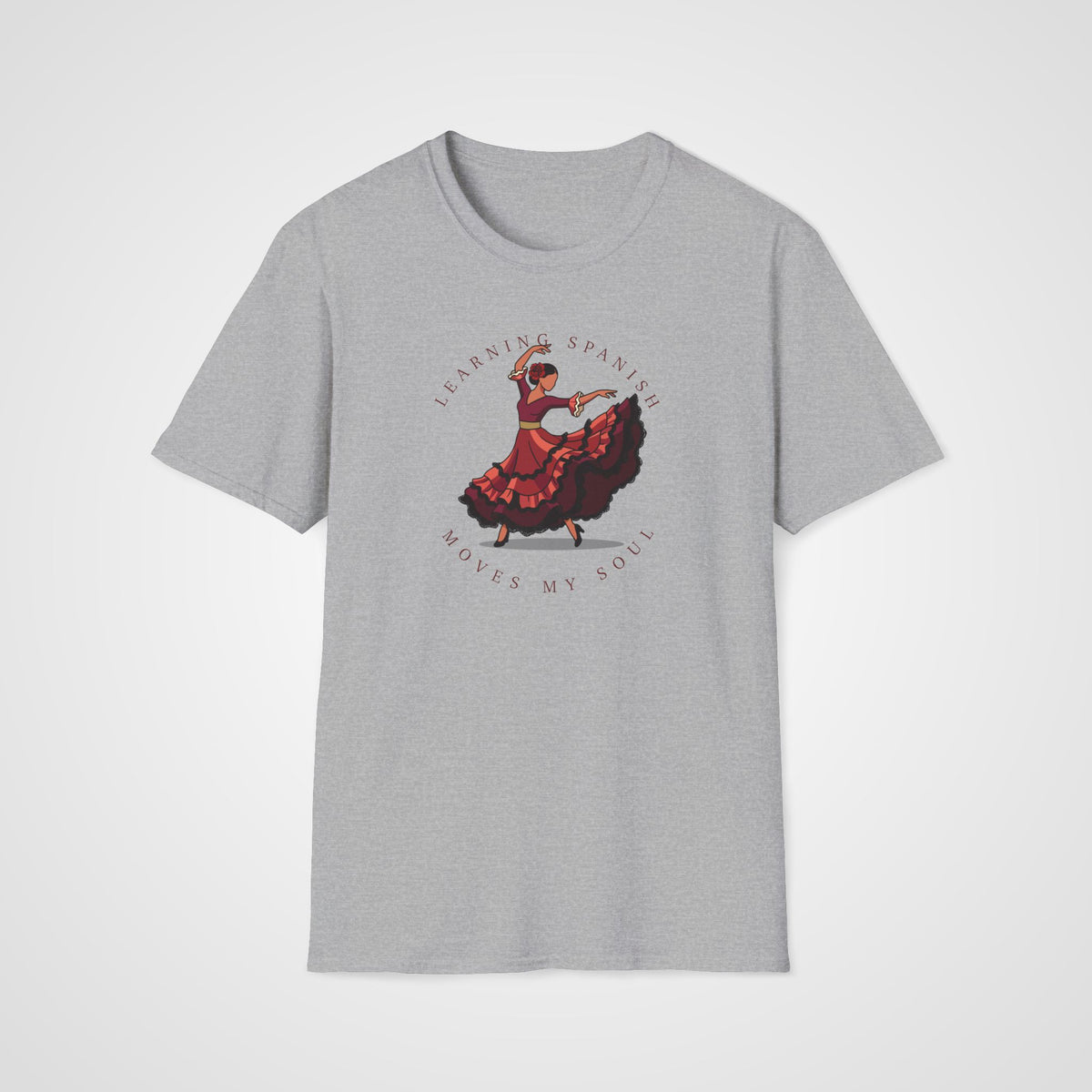Spanish Moves My Soul T-Shirt in Sport Gray