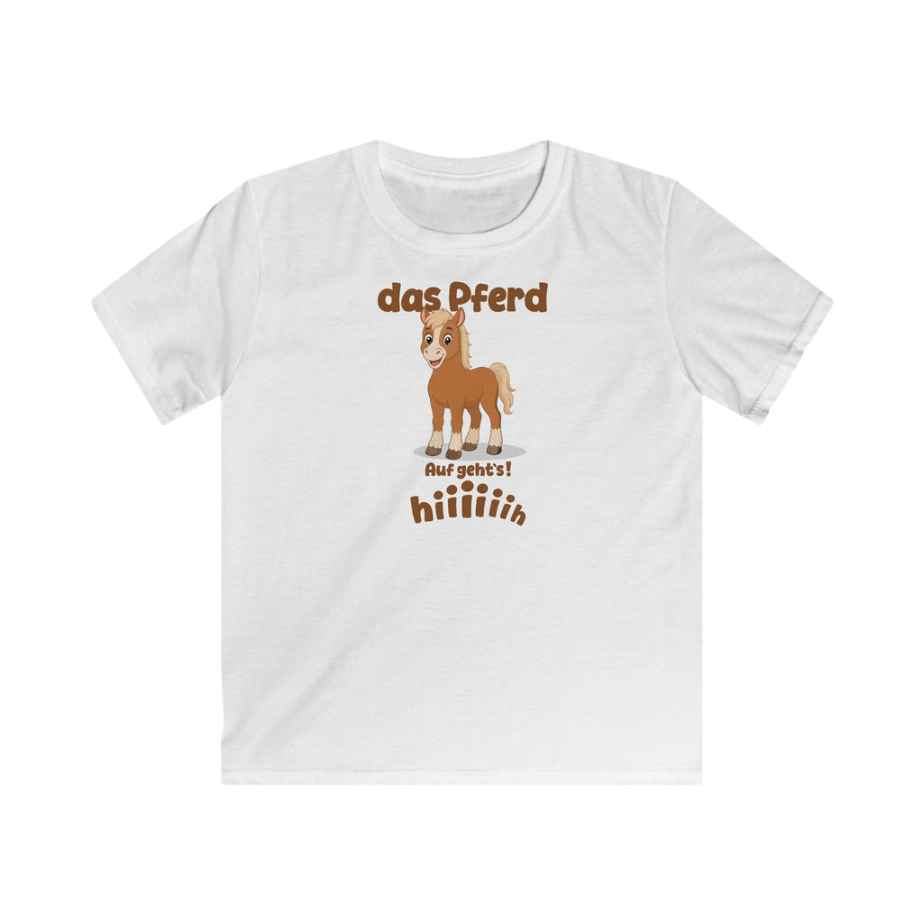 Das Pferd Kids T-Shirt in White