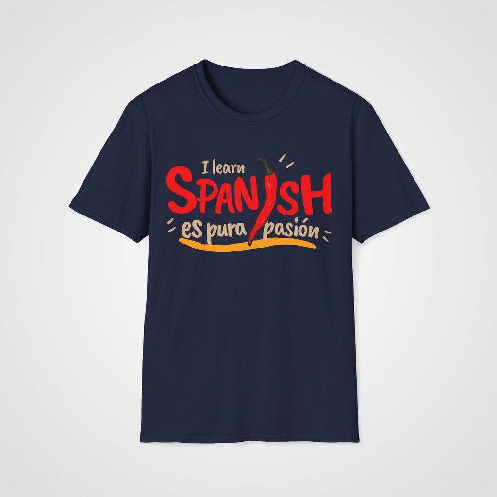 Spanish Pura Pasión T-Shirt in Navy