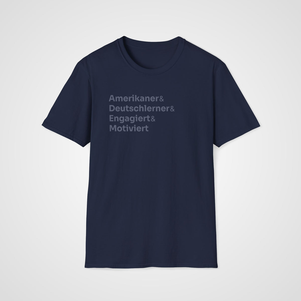 Motivierter Learner T-Shirt in Navy
