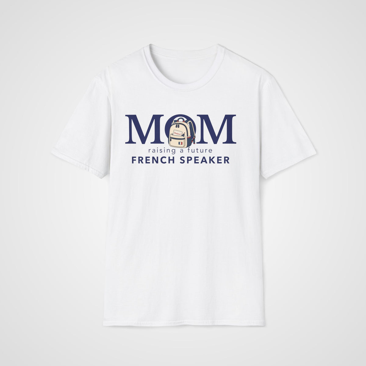 French Learner Mom T-Shirt in White
