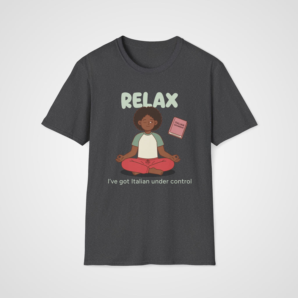 Relax Italian T-Shirt in Dark Heather