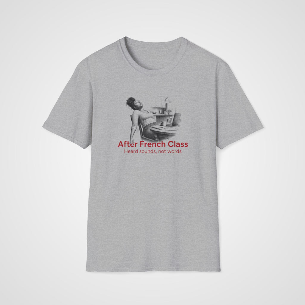 After French Class T-Shirt in Sport Gray
