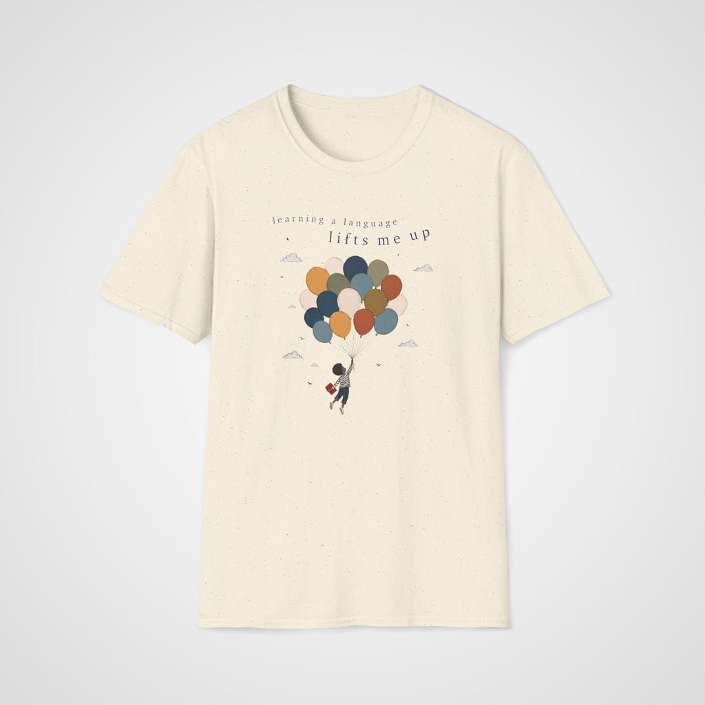 Learning Lifts Me Up T-Shirt in Natural