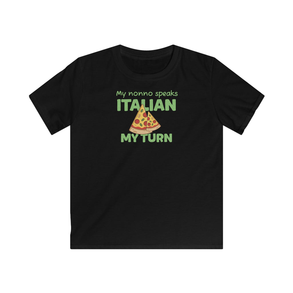 My Nonno speaks Italian T-Shirt in Black