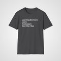 Der Die Das Confusion T-Shirt in Dark Heather