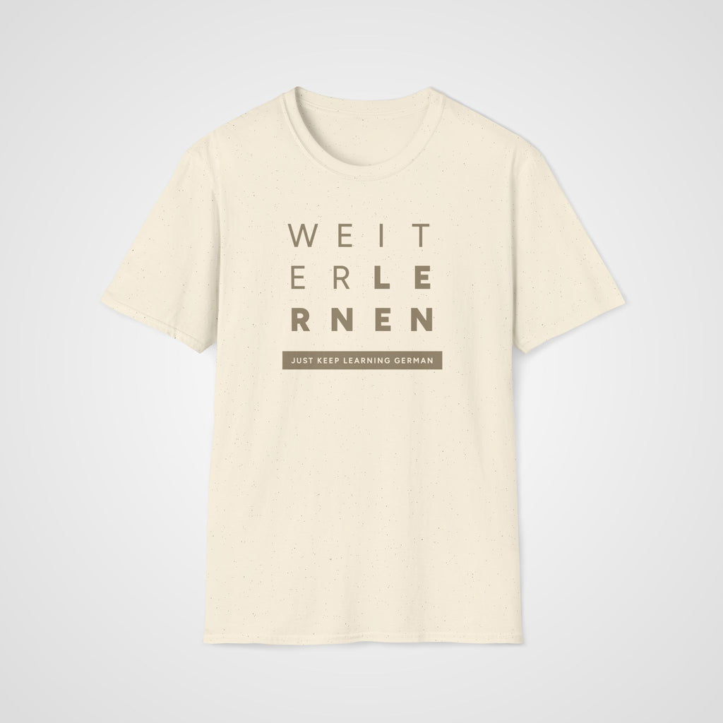 Weiter Lernen German T-Shirt in Natural