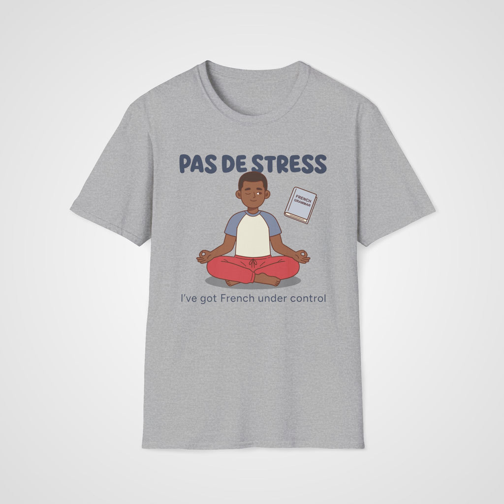 Pas de Stress T-Shirt in Sport Gray