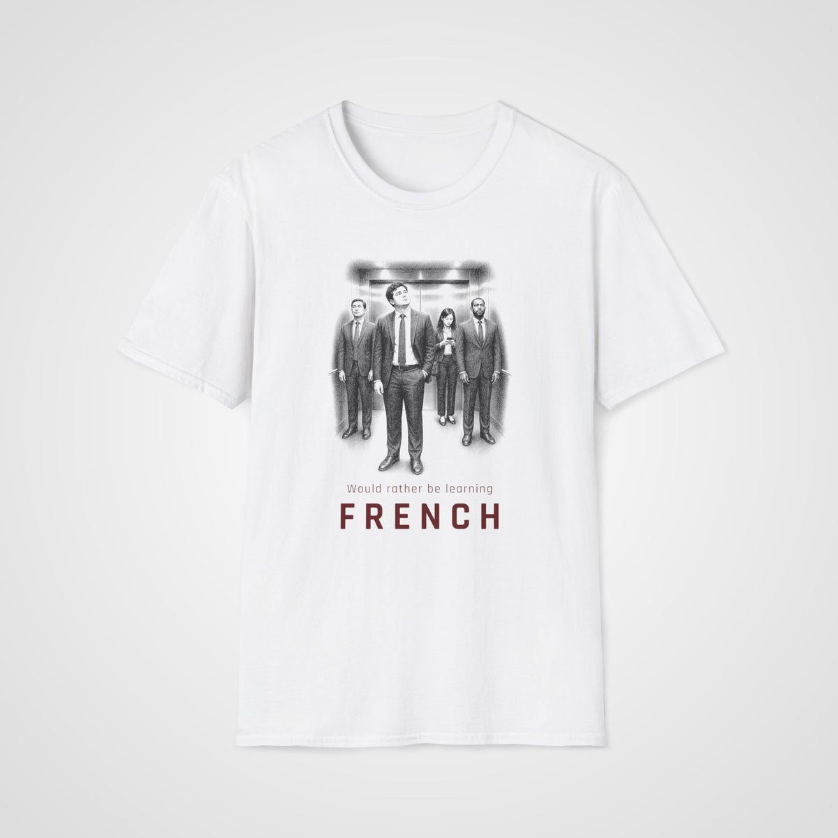 French Instead T-Shirt in White