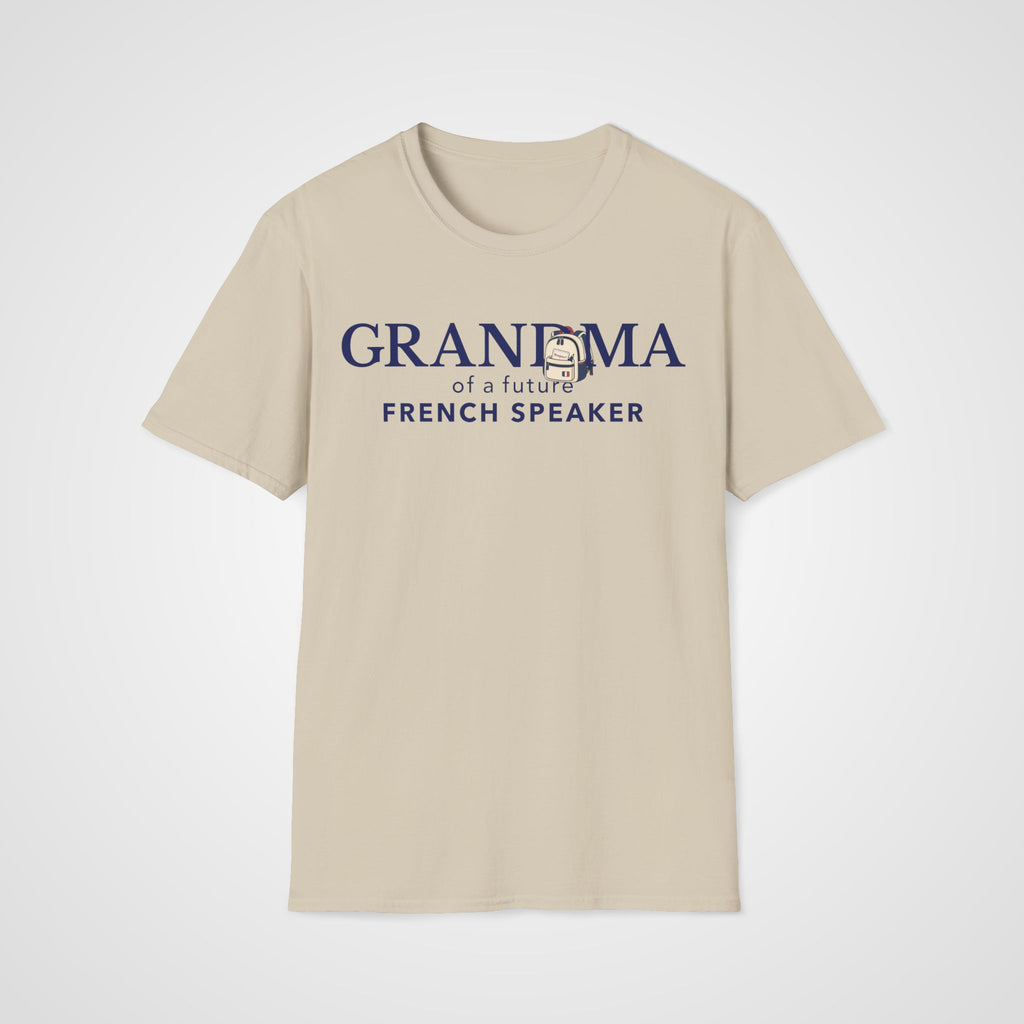 French Learner Grandma T-Shirt in Sand