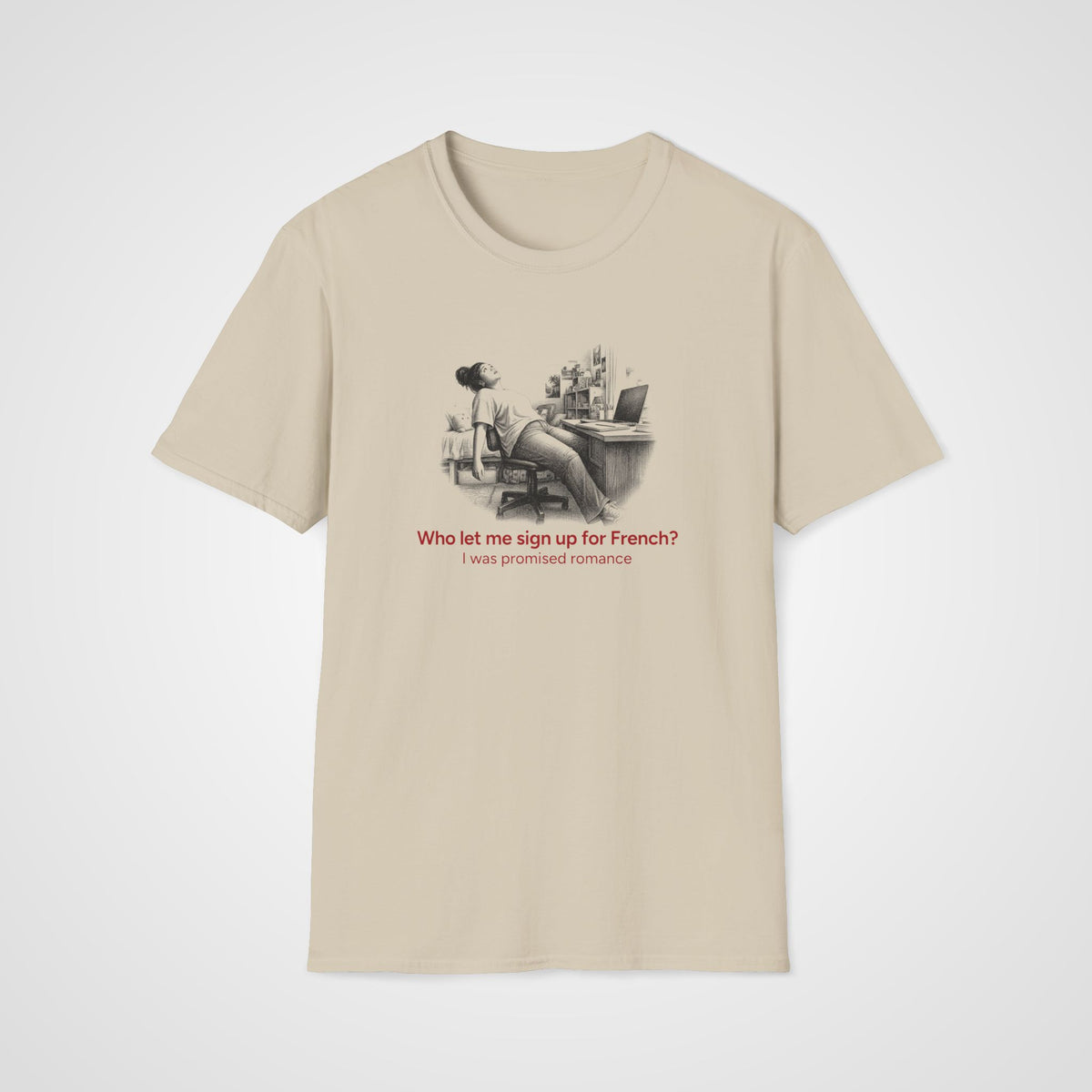 Signed Up for French T-Shirt in Sand
