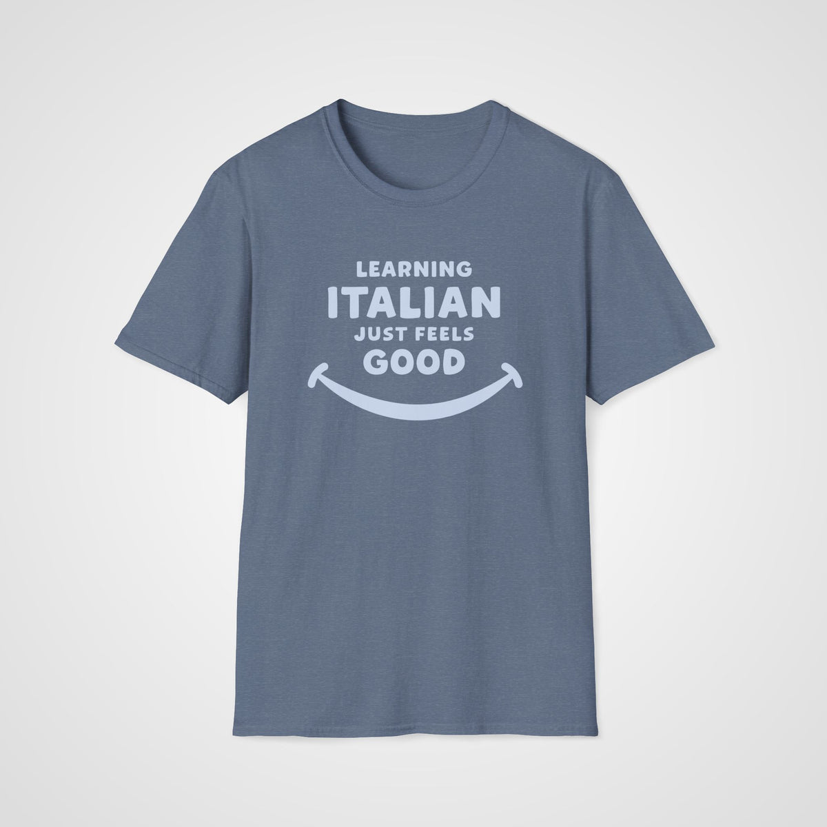 Italian Feels Good T-Shirt in Heather Indigo