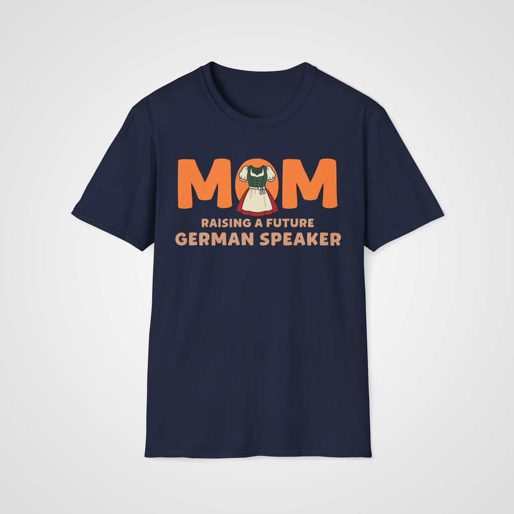 German Learner Mom T-Shirt in Navy