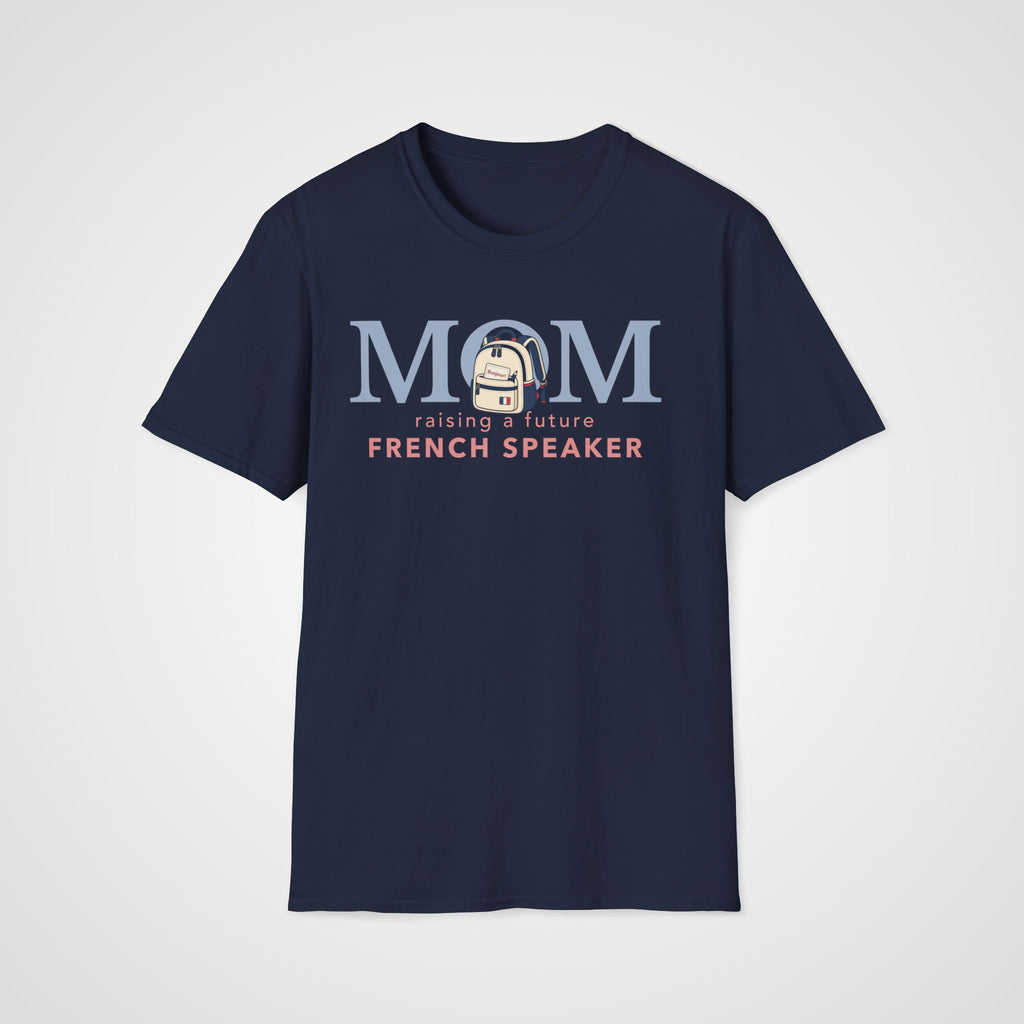 French Learner Mom T-Shirt in Navy