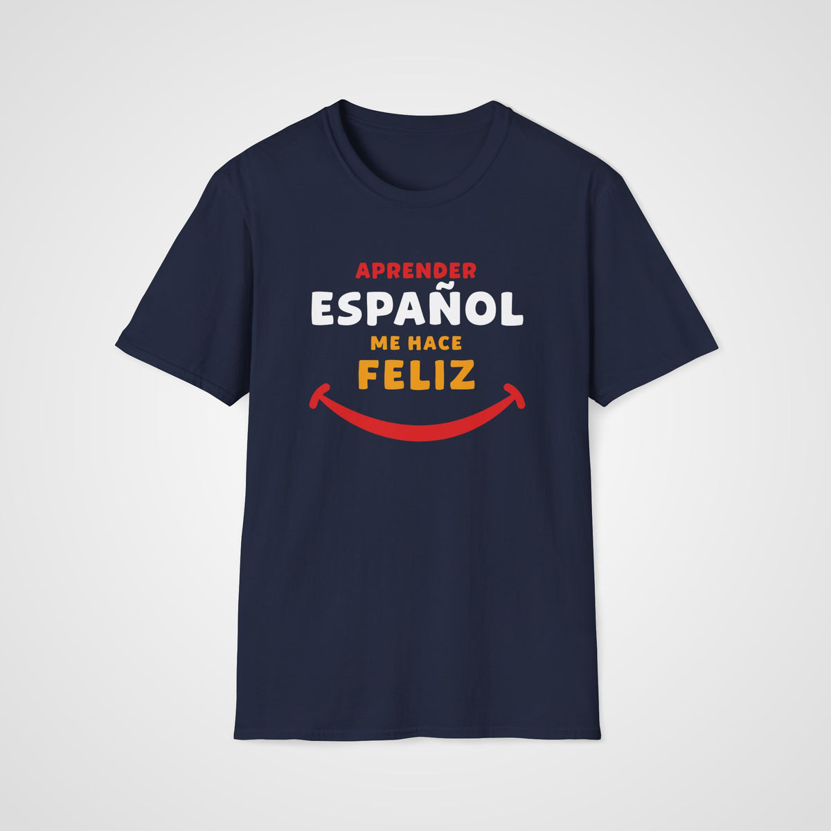 Español me Hace Feliz T-Shirt in Navy