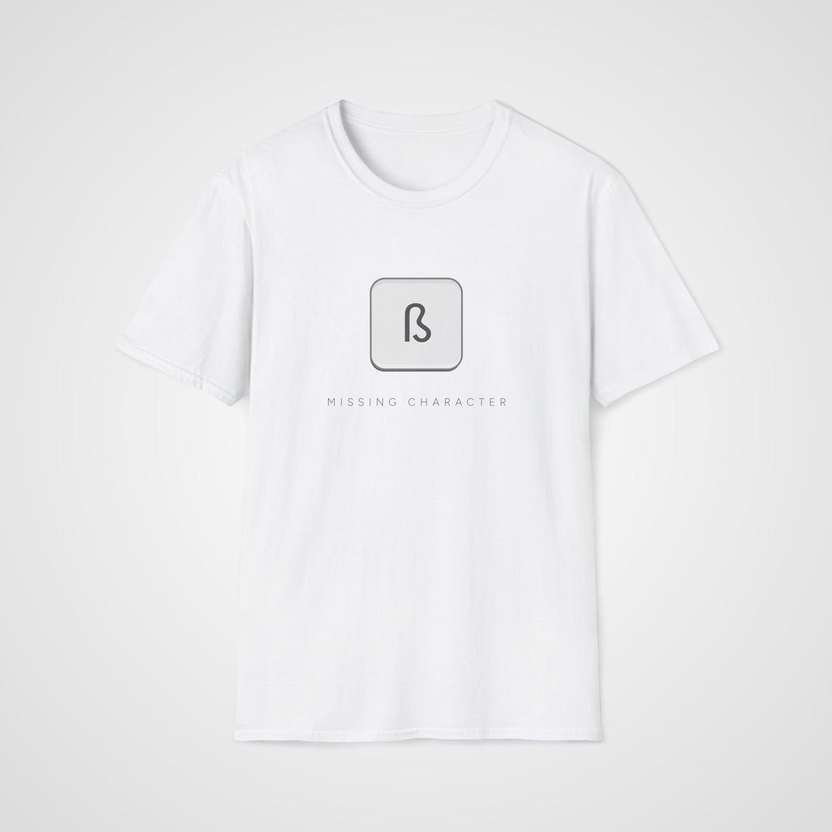 Missing ß Key German T-Shirt in White