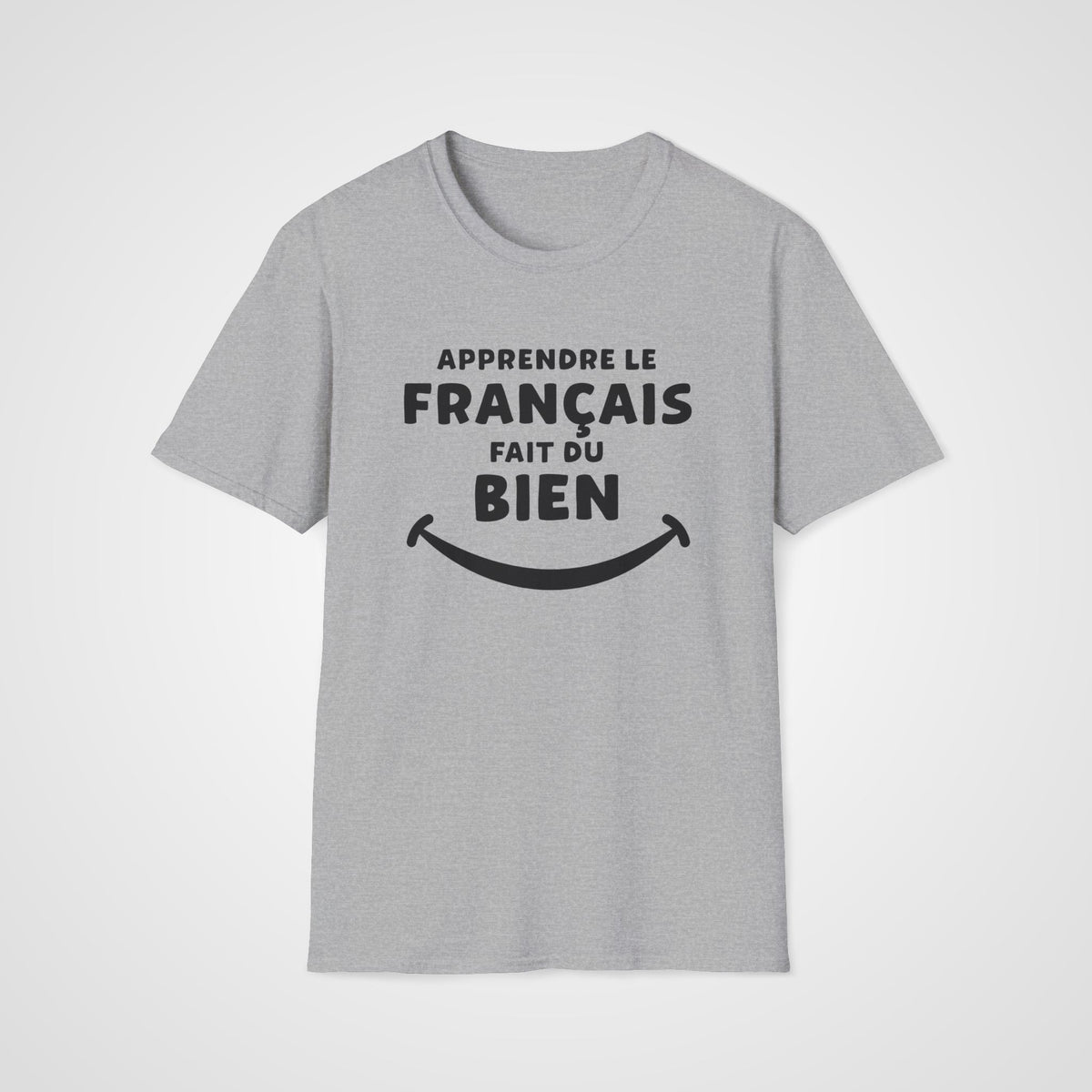 Fait du Bien French T-Shirt in Sport Gray