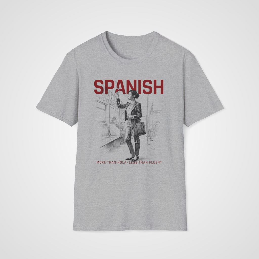 More Than Hola T-Shirt in Sport Gray