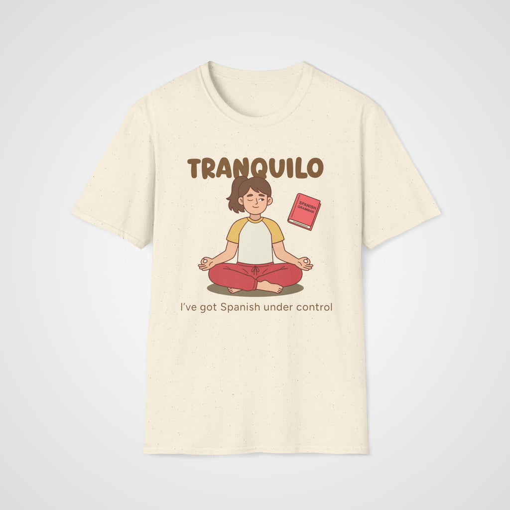 Spanish Tranquilo Study T-Shirt in Natural
