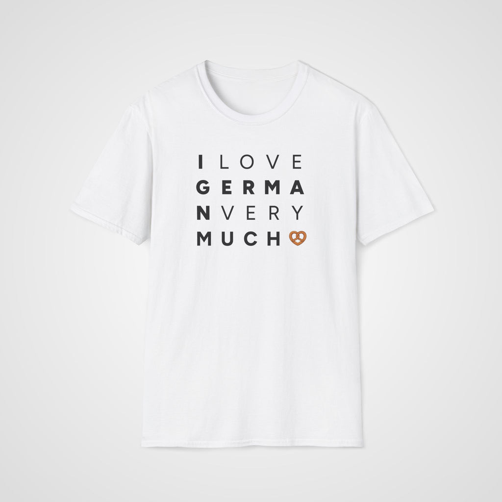 I Love German Very Much T-Shirt in White