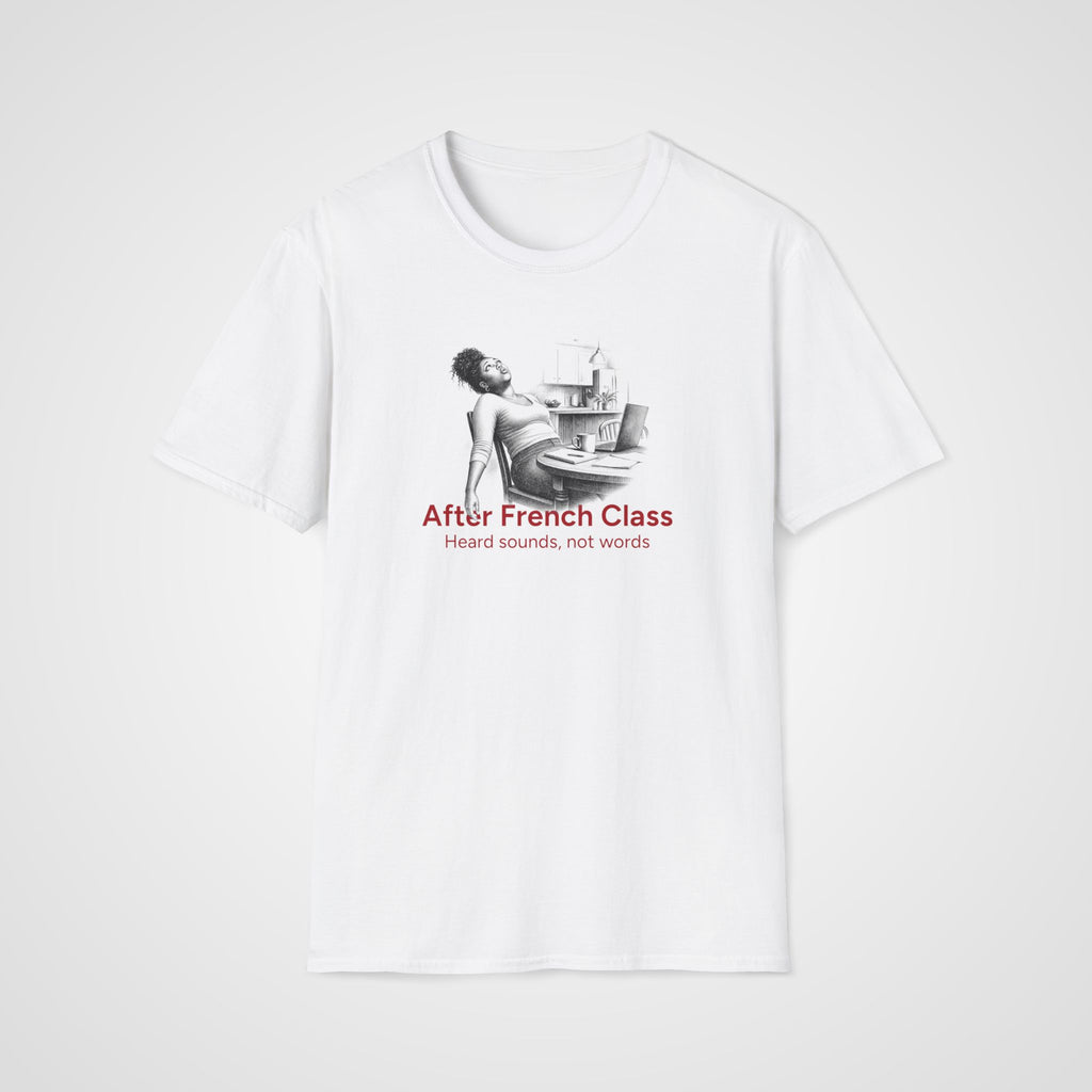 After French Class T-Shirt in White