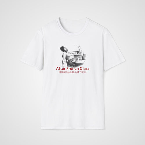 After French Class T-Shirt in White