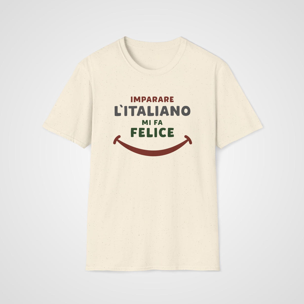 Mi Fa Felice Italian T-Shirt in Natural