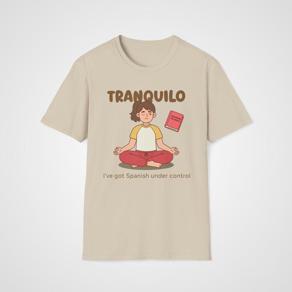 Spanish Tranquilo Study T-Shirt in Sand