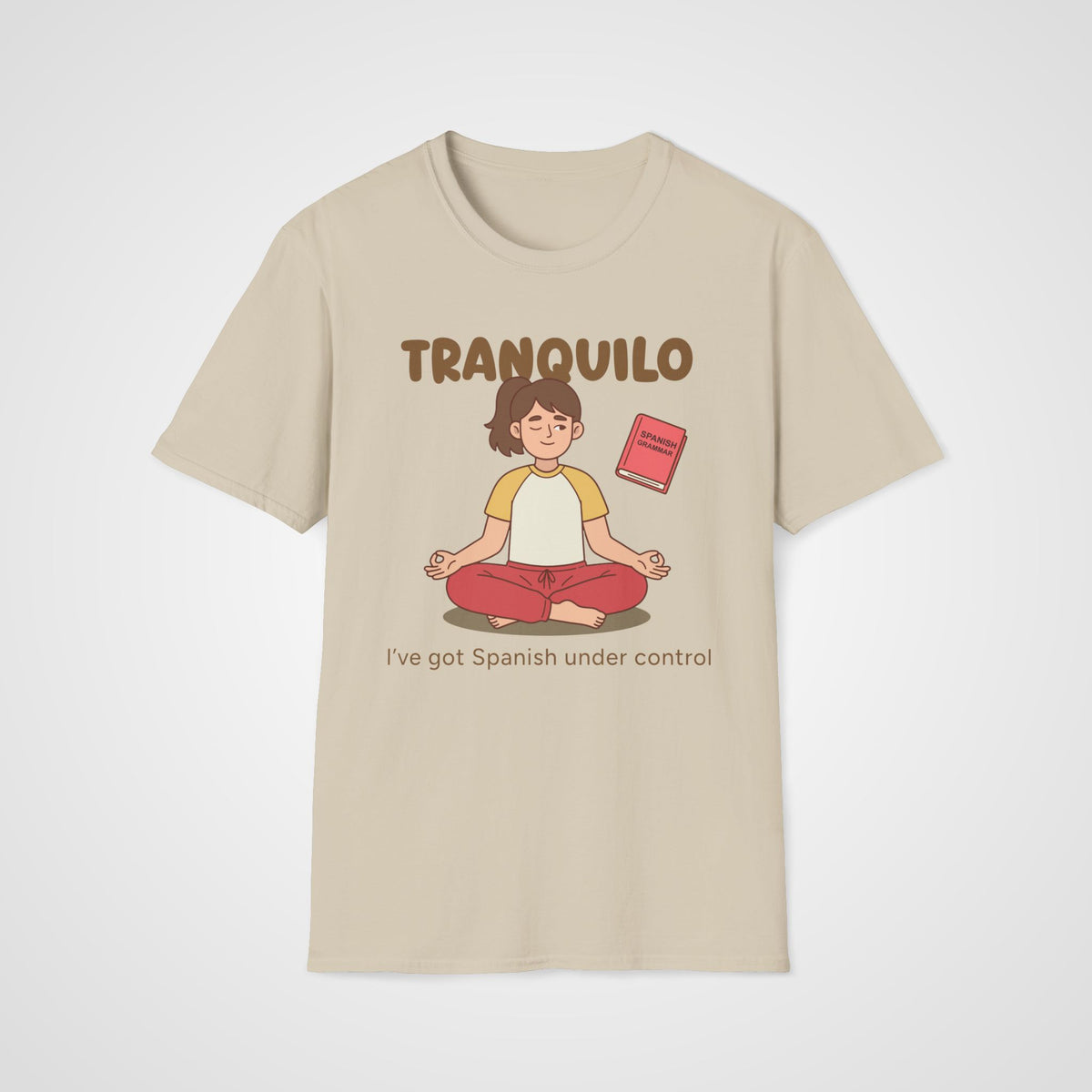 Spanish Tranquilo Study T-Shirt in Sand