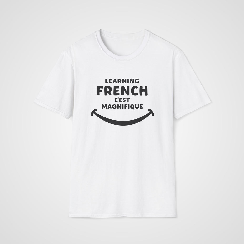 C'est Magnifique French T-Shirt in White