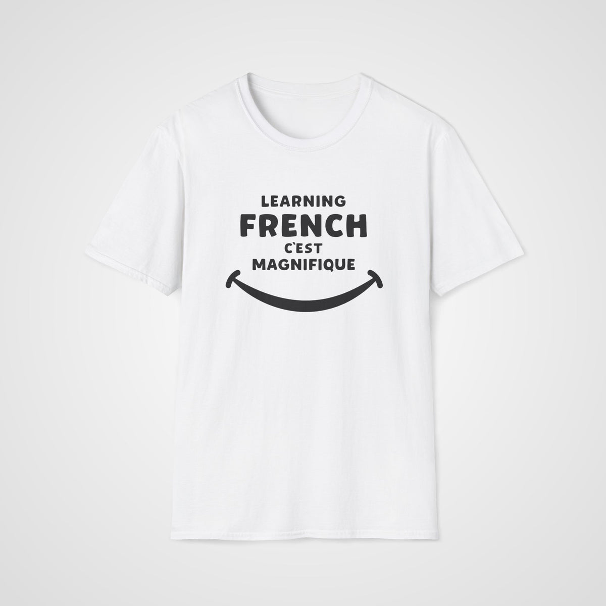 C'est Magnifique French T-Shirt in White