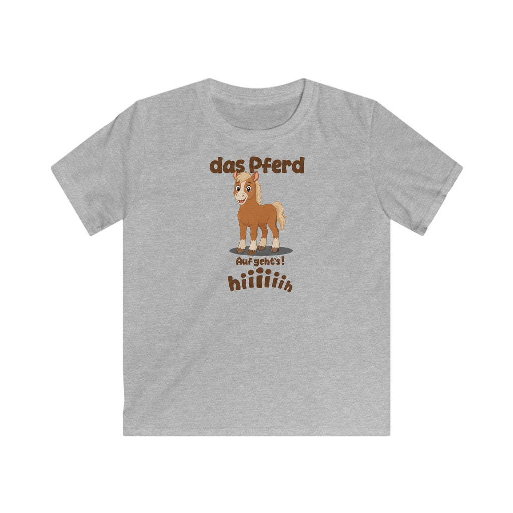 Das Pferd Kids T-Shirt in Sport Gray
